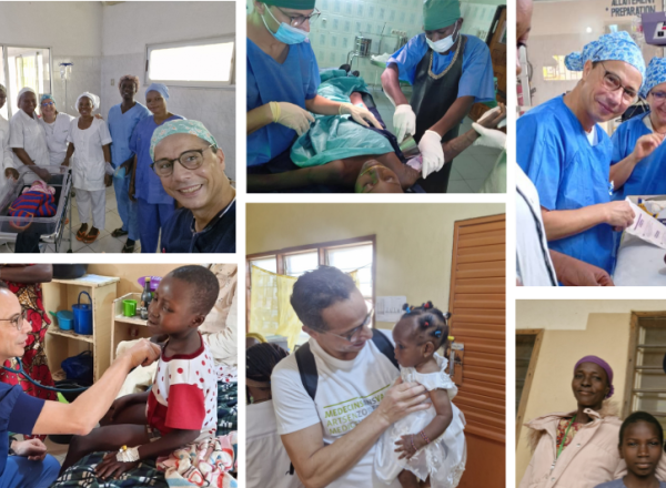 Dr. Tayeb Slaouti during his trip.