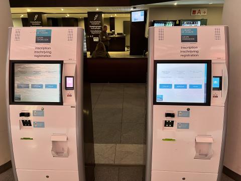 New registration terminals on the St-Elisabeth site