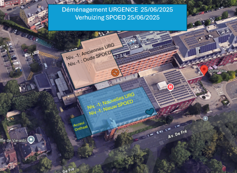 🚨 Changement temporaire aux urgences – Mercredi 25/06/2025 🚨